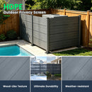 50" W x 49" H Outdoor Privacy Screen with Aluminum Posts by HouseOfZazla