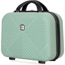 2Piece Luggage Sets ABS Lightweight Suitcase, Spinner Wheels, (20/14) OLIVE GREEN