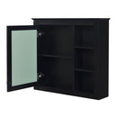 Bathroom Vanity With Medicine Cabinet, Royal Mirror Cabinet, Modern Bathroom Storage Cabinet With 2 Soft Closing Doors And 4 Drawers by HouseOfZazla