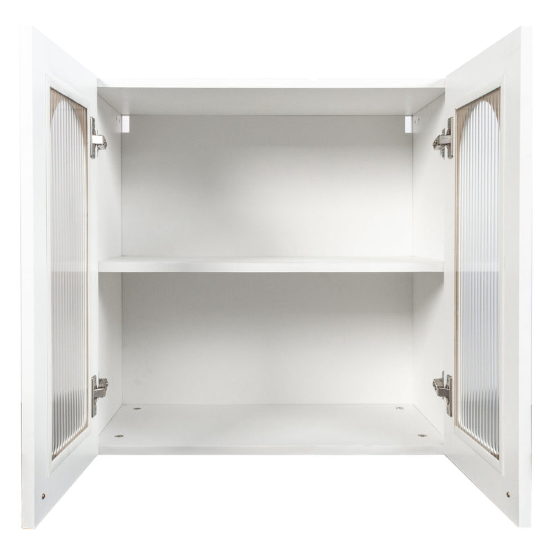 Wall Cabinet with Arched Glass Door and Adjustable Shelves, photo 8 of 10