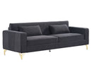 Aesthetic 3 Seater Couch With Classic Modern Appeal And Luxurious Soft Comfort by HouseOfZazla
