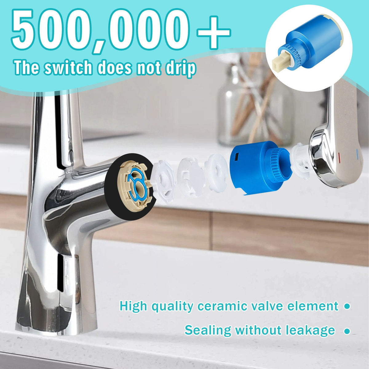 Professional Kitchen Faucet With 3 Function 360 Sprayer And 1 Touch Switching, photo 7 of 18