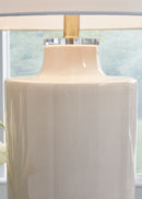 Cylener - Ceramic Table Lamp - Off White