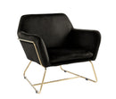 Keira - Accent Chair With Metal Base by HouseOfZazla