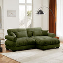Super Comfort Oversized Modular Sectional Sofa With Movable Ottoman by HouseOfZazla