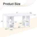 Modern Dining Table With Sleek Hollow-Out Frame And Accents by HouseOfZazla