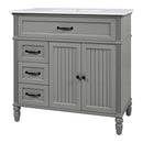 Bathroom Vanity With Sink, Freestanding Cabinet & Drawers by HouseOfZazla