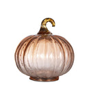Set of 8 Glass Pumpkins