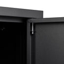 Metal Storage Cabinet With Locking Doors And Adjustable Shelf, Folding Filing Storage Cabinet, Folding Storage Locker Cabinet For Home Office, School, Garage by HouseOfZazla