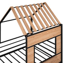 Loft Bed With Roof, Window, Guardrail, Ladder by HouseOfZazla
