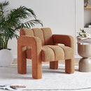 31.10" Boucle Upholstered Accent Chair by Unique Piece Furniture
