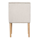 Light Luxury Rivet Upholstered Dining Chair Set of 2 by HouseOfZazla