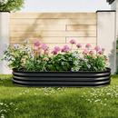 Galvanized Raised Garden Bed 8x4x1ft