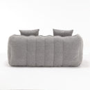 Cozy Beanbag Chair With High Resilience Foam Core For 2 by HouseOfZazla