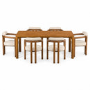 7-Piece Dining Table Set for 6, 70"