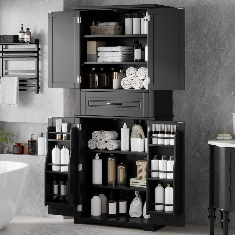 Bathroom Storage Cabinet with Multi-Functional Storage Space