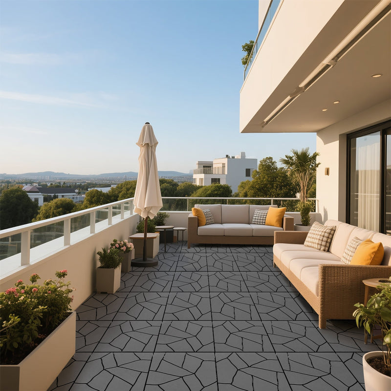 Stone Style 12" Patio Deck Tiles, photo 8 of 9