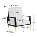 Modern Armchair With Solid Wood Frame
