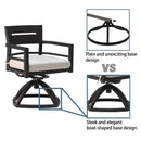 Outdoor Modern Dining Set, Chairs Sunbrella Cushioned And Dining Table With Umbrella Hole by Unique Piece Furniture