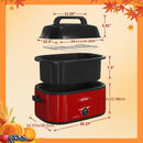 26-Quart Electric Roaster Oven with View Lid and Rack