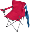 Foldable Beach Chair with Detachable Umbrella Armrest Adjustable Canopy Stool with Cup Holder Carry Bag for Camping Poolside Travel Picnic Lawn Chair