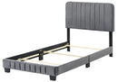 Channel Tufted Bed by Unique Piece Furniture