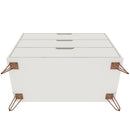 Rockefeller - Dresser & 3 Drawer - Off White by HouseOfZazla