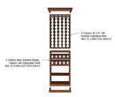 2 Foot Wine Cellar Storage System | 75 Bottle Capacity