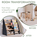 2in1 Montessori Shelf for Books and Toys