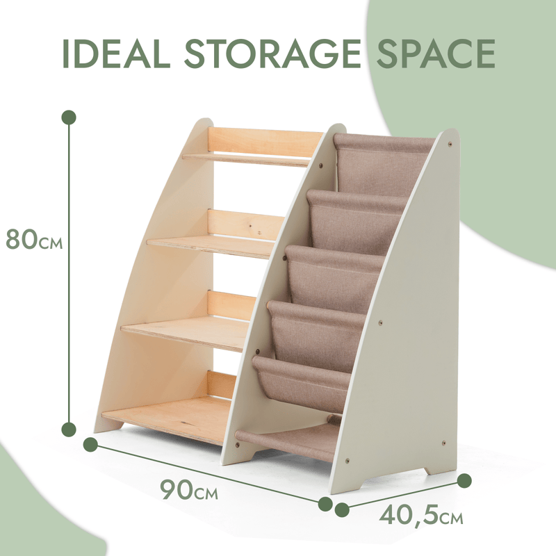 2in1 Montessori Shelf for Books and Toys