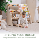 2in1 Montessori Shelf for Books and Toys