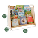 2in1 Montessori Shelves Set – Bookshelf & Toy Shelf
