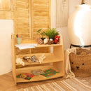 2in1 Montessori Shelves Set – Bookshelf & Toy Shelf