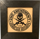 Second Amendment Hidden Gun Safe, 2nd Amendment Skull Concealment Shelf