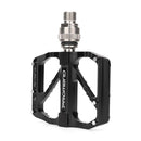 2pcs Bicycle Pedal Mountain Bike Aluminum Alloy Bearing Pedal Non-Slip Quick Release Platform Pedal Accessories Pedals Bicycle Flat Pedals Aluminum 9/16" Sealed Bearing Lightweight Platform For Road Mountain