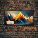 K-2 Savage Mountain, Framed Wall Art, Travel Poster / Travel Art, Mountain Painting Print