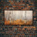 Forest Wall Art, Autumn Wall Art, Tree Wall Art, Panoramic Art, Wall Art, Canvas Art, Landscape Art, Landscape Print, Farmhouse Wall Art
