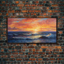 Beach Art, Framed Canvas Print, Beach Wall Art, Gift For Him, Above Sofa Art, Centerpiece Art, Wall Decor, Beach Print, Beach Wall Decor