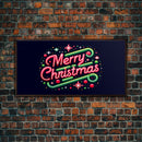Merry Christmas Sign - Christmas Decor - Framed Canvas Print Sign - Canvas Sign - Xmas Decor -  Holiday Decor