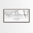 Anchorage Street Map, Alaska Map, Map Print, Modern Art, Wall Art, Canvas Print, Bedroom Décor, City Map Wall Art, Minimalist Décor, Prints