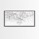 Augusta Street Map, Georgia Map, Map Print, Modern Art, Wall Art, Canvas Print, Farmhouse Décor, College Dorm Décor, Teacher Gift, Prints