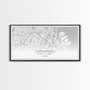 Copenhagen Street Map, Denmark Map, Map Print, Minimalist Art, Wall Art, Canvas Art, Modern Room Décor, RV Wall Décor, Gift For Pilot