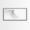Corpus Christi Street Map, Texas Map, Map Print, Minimalist Art, Wall Art, Canvas Art, Homeschool Gifts, College Dorm Décor, Tiny Home Décor