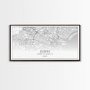 Dublin Street Map, Ireland Map, Map Art, Minimalist Art, Wall Art, Canvas Art, Game Room Décor, Man Cave Wall Décor, Industrial Décor