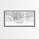 Grand Prairie City Map, Texas Map, Map Art, Minimalist Art, Wall Art, Canvas Art, Log Cabin Décor, Ranch Wall Art, Texas Wall Art, Prints