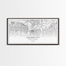 Kansas City Map, Missouri Map, Map Art, Modern Art, Wall Art, Canvas Art, Country Wall Art, Farmhouse Wall Décor, Gift For Couples, Room Art