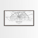 Lexington City Map, Kentucky Map, Map Art, Modern Art, Wall Art, Canvas Art, Dorm Room Decor, Country Wall Art, Housewarming Gift, Prints