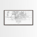 Lincoln City Map, Nebraska Map, Map Art, Modern Art, Wall Art, Canvas Art, Dorm Room Wall Art, Bar Wall Art, Gift For Mom, Teen Wall Art