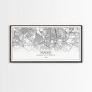 Madrid City Map, Spain Map, Map Art, Modern Art, Wall Art, Canvas Art, Europe Wall Art, Girl Room Décor, Mens Gift, Preppy Wall Art, Office