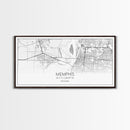 Memphis City Map, Tennessee Map, Map Art, Minimalist Wall Art, Wall Art, Canvas Art, Travel Gifts For Women, Country Home Décor, Music Room